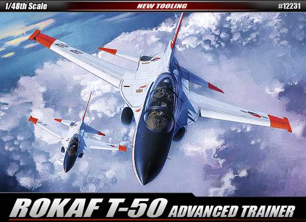 Model Kit letadlo 12231 - ROKAF T-50 ADVANCED TRAINER (1:48)