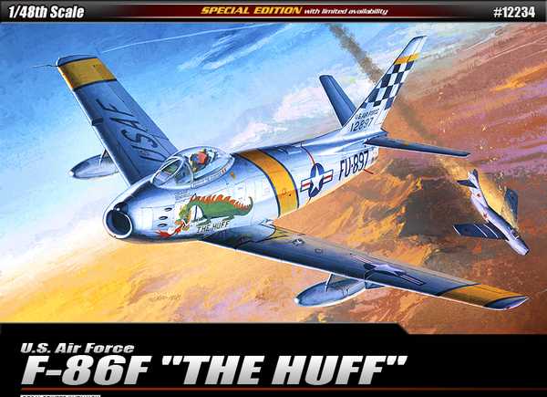Model Kit lietadlo 12234 - F-86F HUFF (1:48) 36-12234