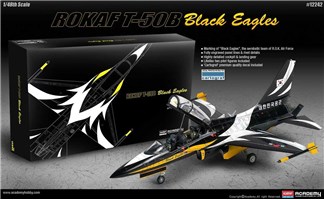 Model Kit letadlo 12242 - ROKAF T-50B "BLACK EAGLES" (1:48)
