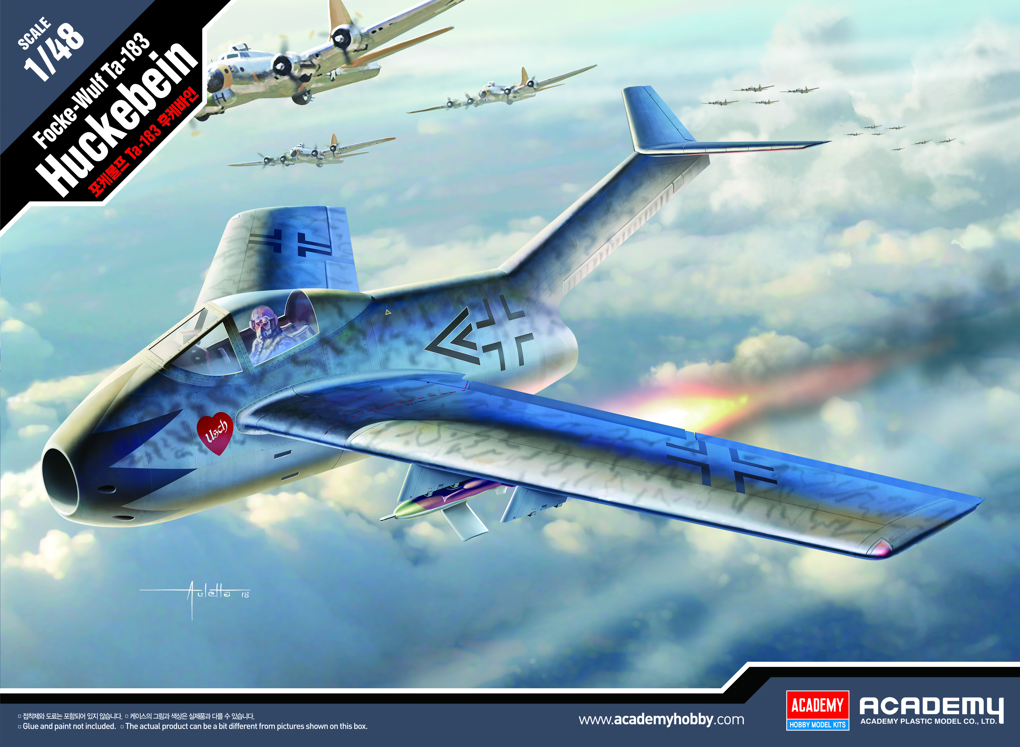 Model Kit letadlo 12327 - Focke-Wulf Ta-183 Huckebein (1:48)