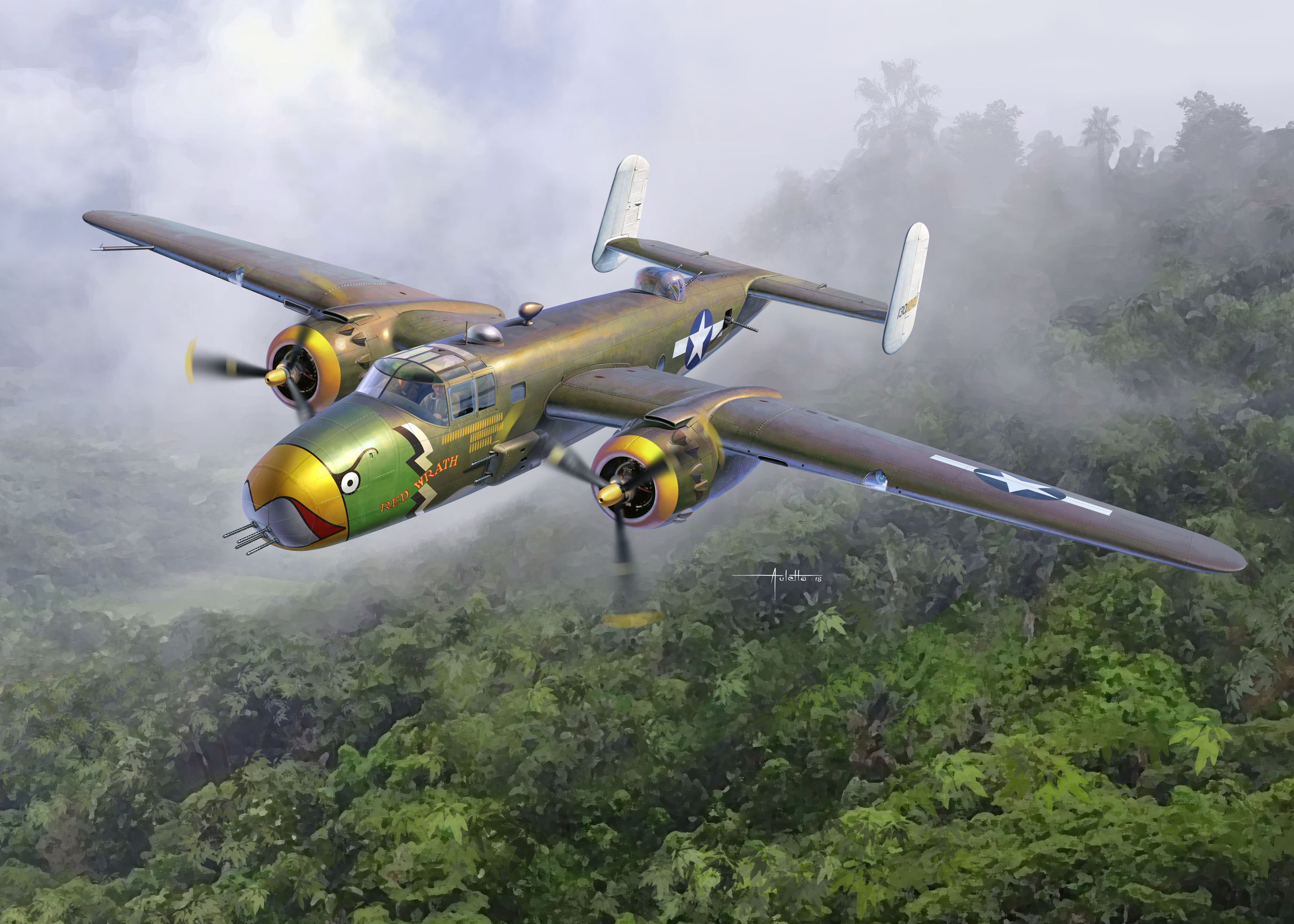 Academy - 12328 - USAAF B-25D Pacific Theatre 1:48