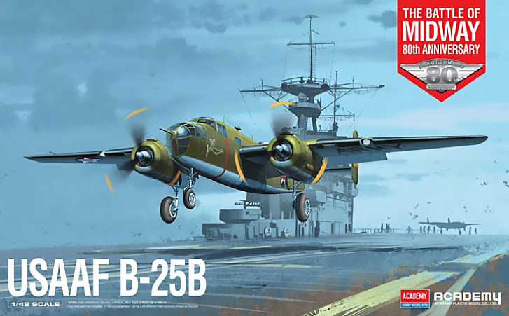 Model Kit lietadlo 12336 - USAAF B-25B "Doolittle Raid" (1:48) 36-12336