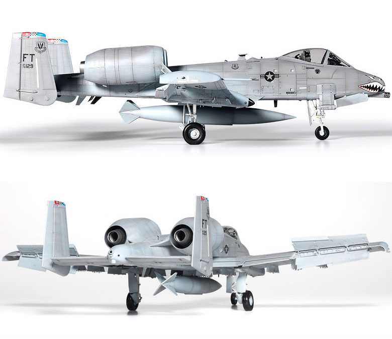 Model Kit letadlo 12348 - USAF A-10C "75th FS Flying Tigers" (1:48)