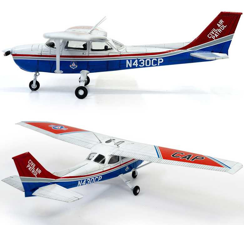 Model Kit letadlo 12367 - CESSNA 172 SKYHAWK CIVIL AIR PATROL (1:48)
