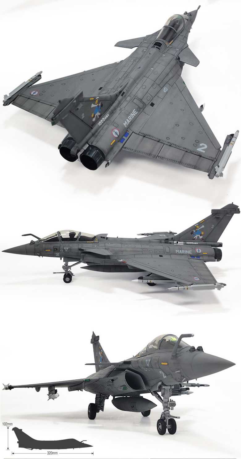 Model Kit letadlo 12368 - RAFALE M MARINE NATIONALE (1:48)