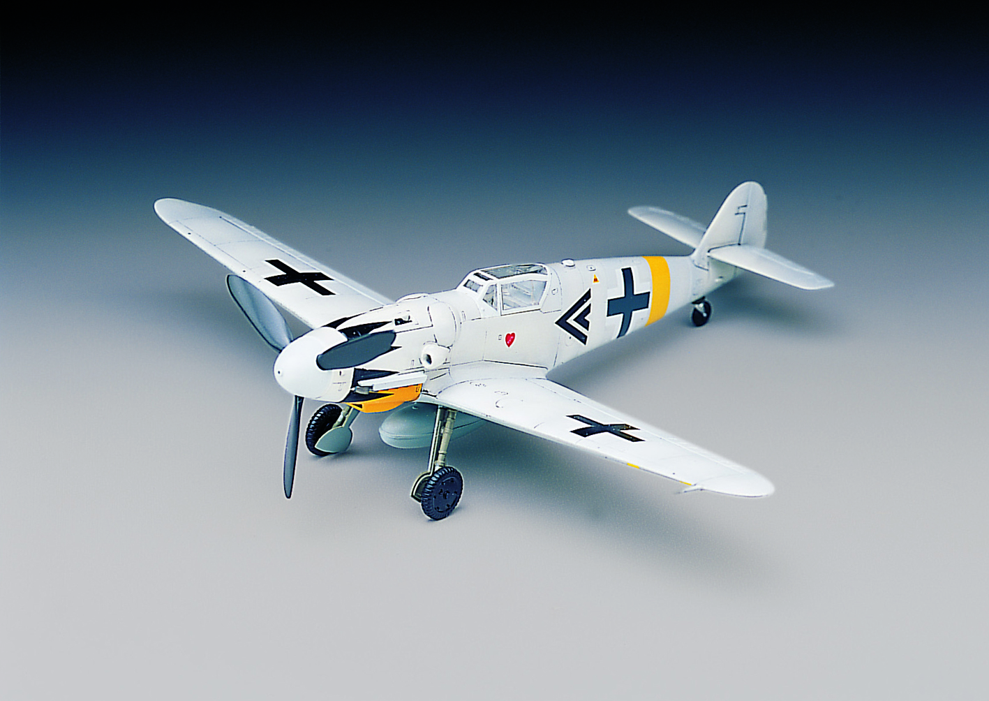 Model Kit letadlo 12454 - MESSERSCHMITT BF109G-14 (1:72)