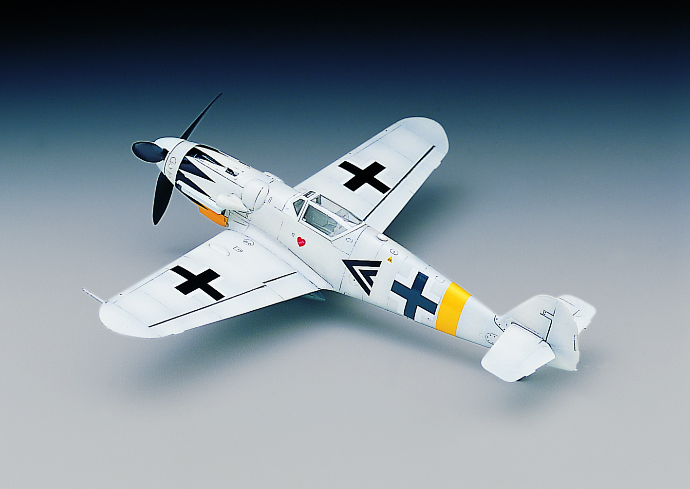Model Kit letadlo 12454 - MESSERSCHMITT BF109G-14 (1:72)