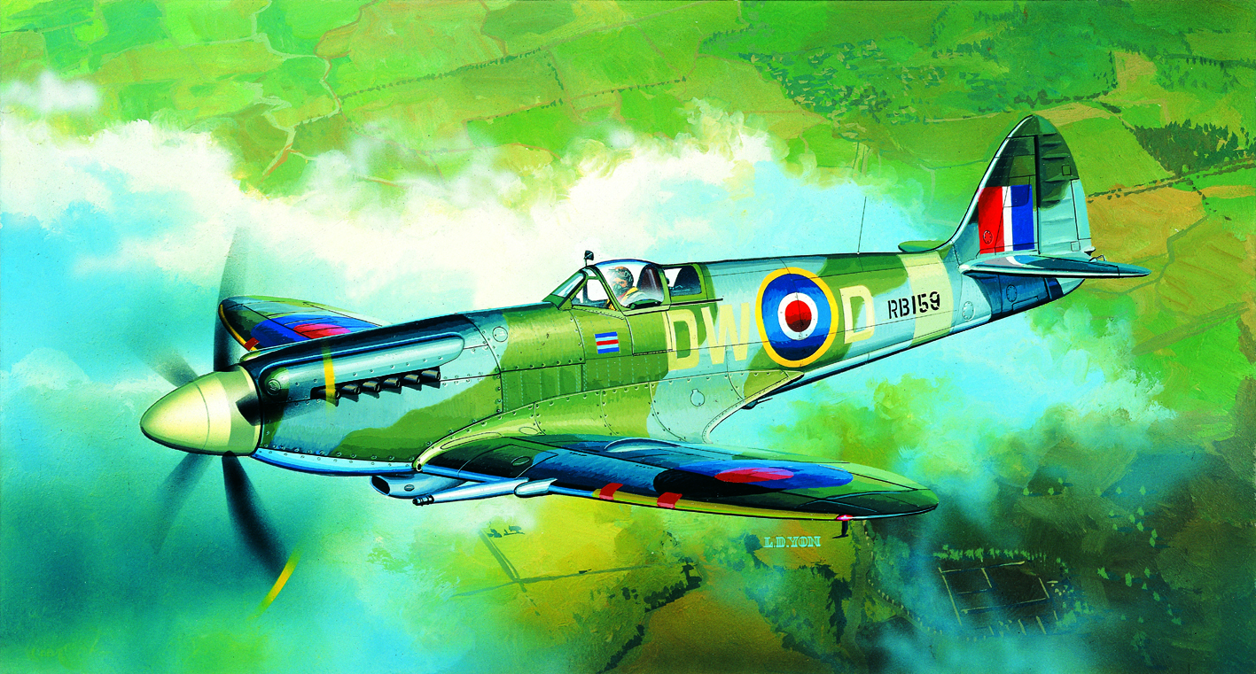 Model Kit letadlo 12484 - SPITFIRE MK.XIVC (1:72)