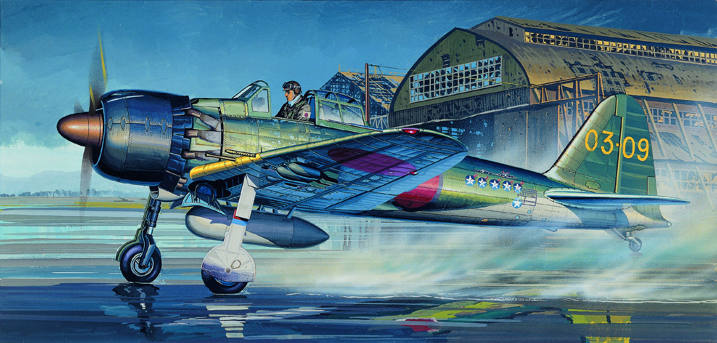 Model Kit letadlo 12493 - ZERO FIGHTER TYPE 52C (1:72)