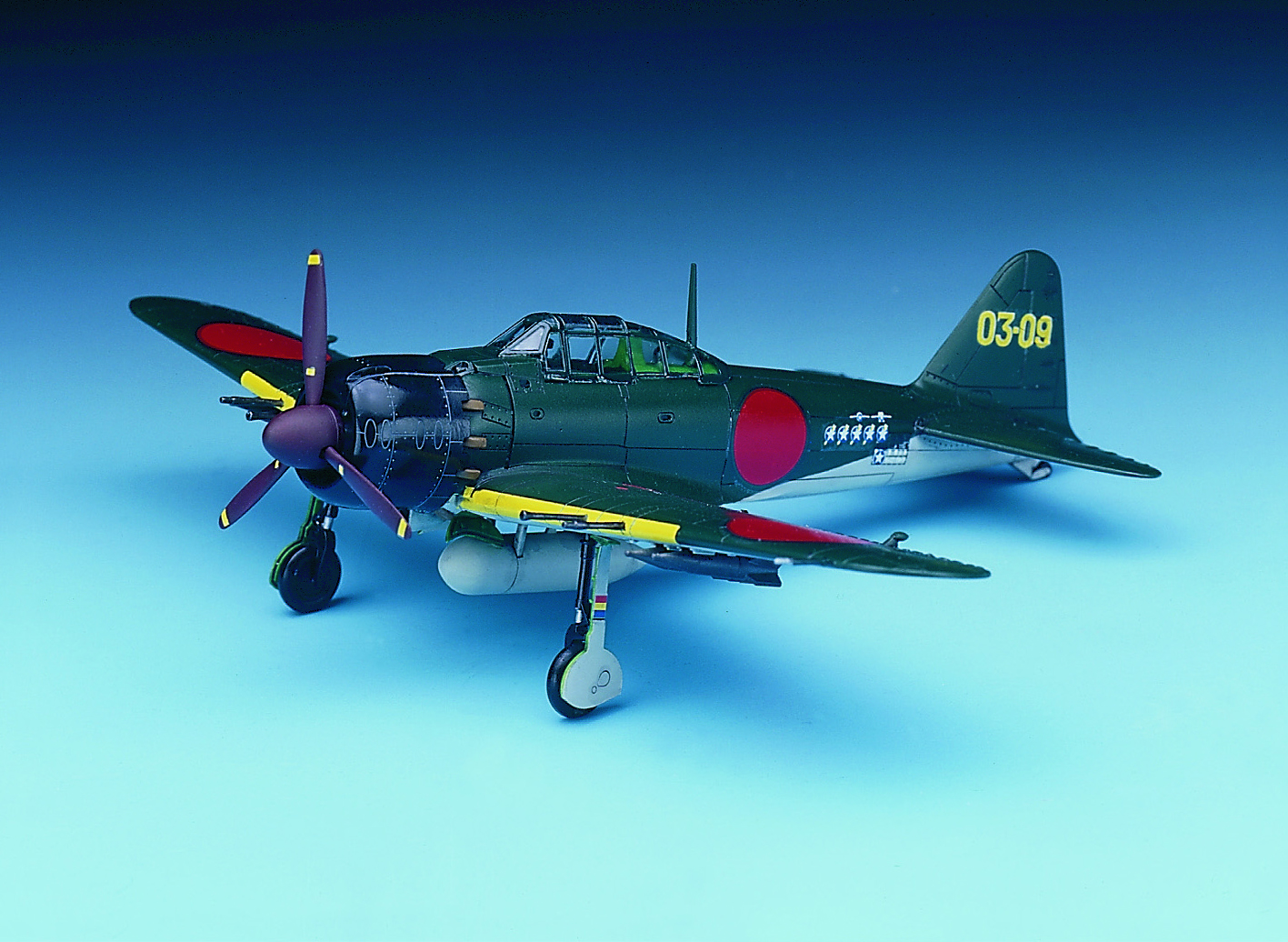 Model Kit letadlo 12493 - ZERO FIGHTER TYPE 52C (1:72)