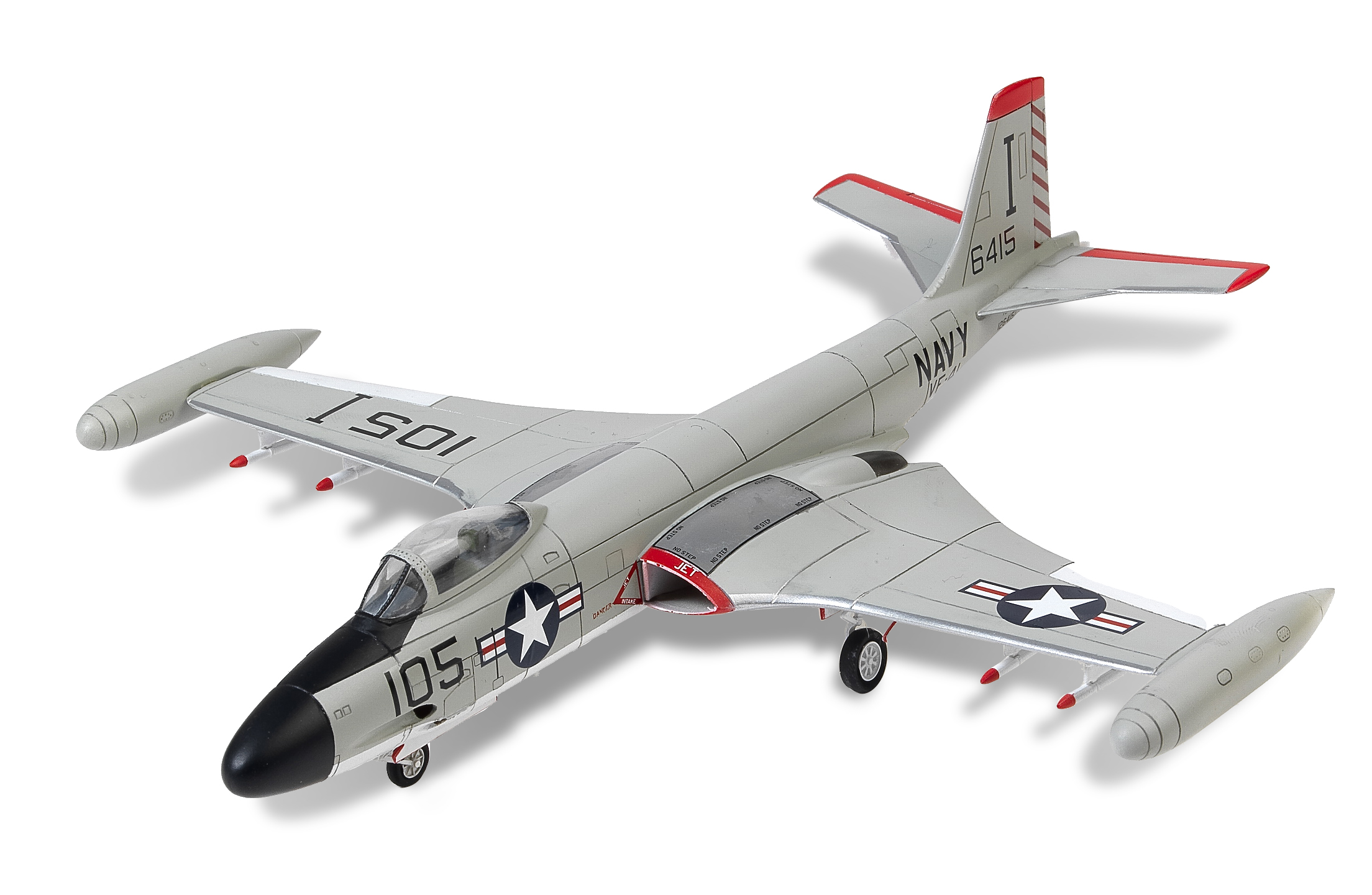 Model Kit letadlo 12548 - USN F2H-3 VF-41 "BLACK ACES" (1:72)