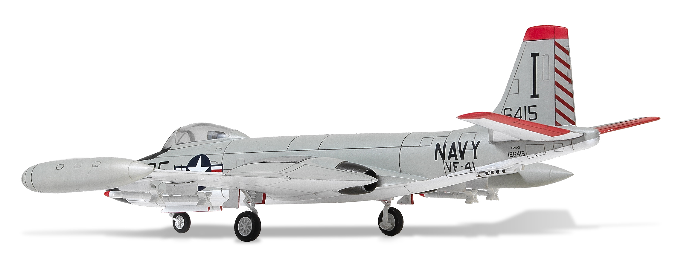 Model Kit letadlo 12548 - USN F2H-3 VF-41 "BLACK ACES" (1:72)