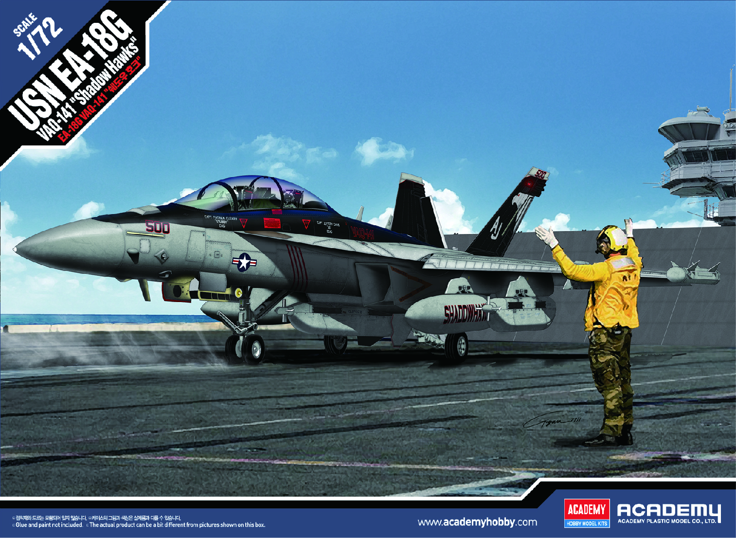 Model Kit letadlo 12560 - EA-18G "VAQ-141 Shadowhawks" (1:72)
