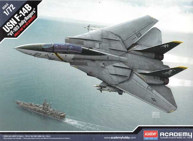 Model Kit letadlo 12578 - USN F-14B "VF-103 Jolly Rogers" (1:72)