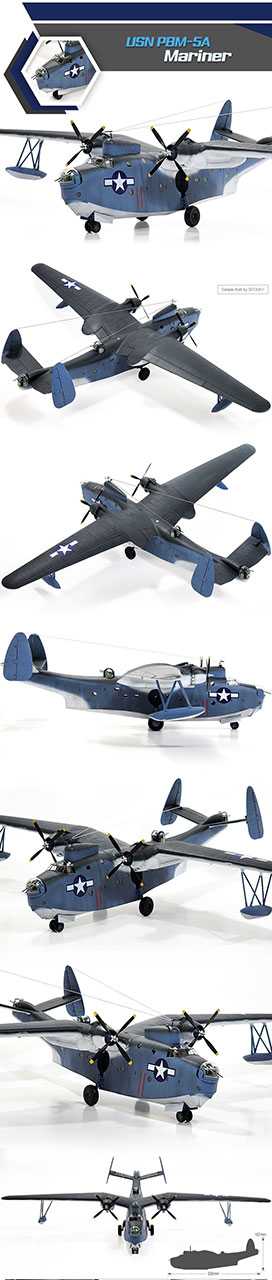 Model Kit letadlo 12586 - USN PBM-5A MARINER (1:72)