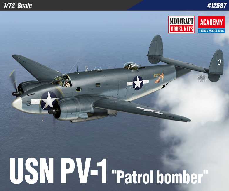 Model Kit lietadlo 12587 - USN PV-1 "Patrol bomber" (1:72) 36-12587