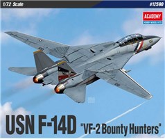 Model Kit letadlo 12590 - USN F-14D “VF-2 Bounty Hunters” (1:72)