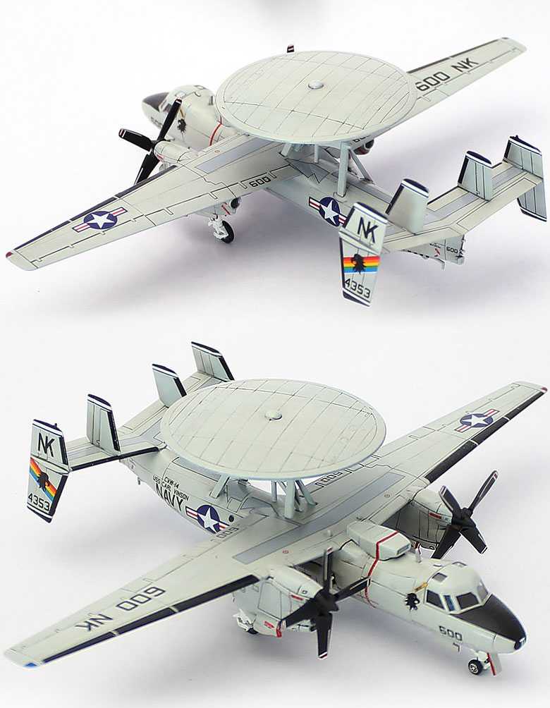 Model Kit letadlo 12623 - USN E-2C VAW-113 "BLACK EAGLES" (1:144)