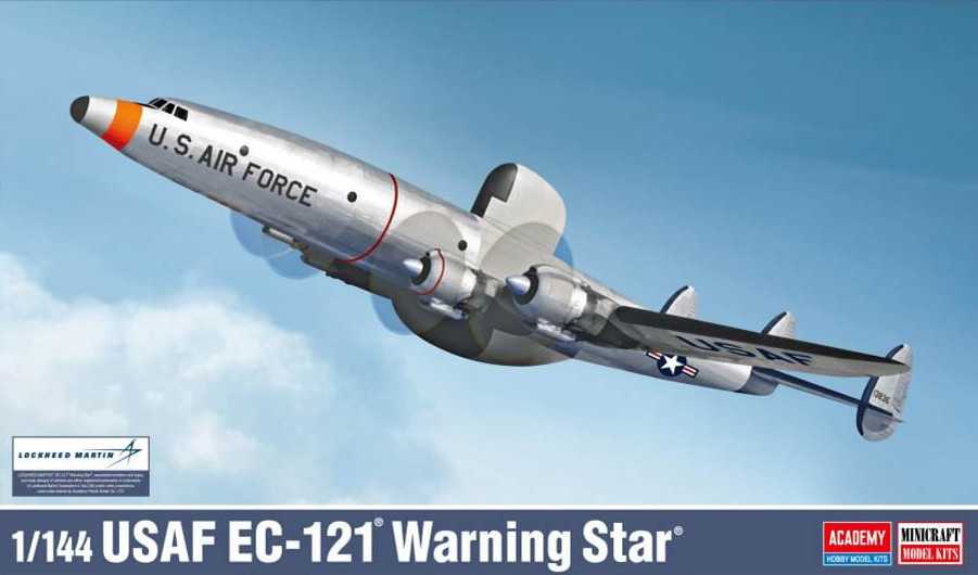 Model Kit lietadlo 12637 - USAF EC-121 Warning Star (1:144) 36-12637