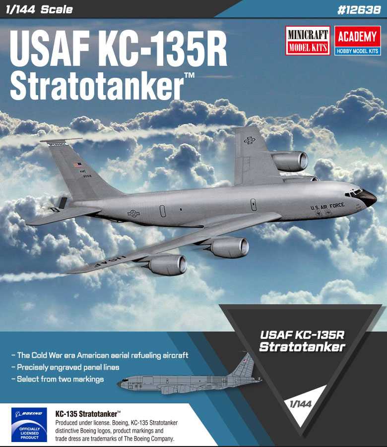 Model Kit letadlo 12638 - USAF KC-135R Stratotanker (1:144)