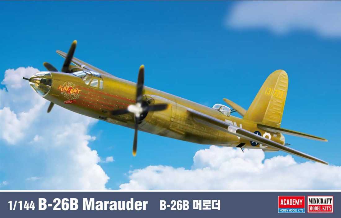 Model Kit lietadlo 12656 - USAAF B-26 "Medium bomber" (1:144) 36-12656