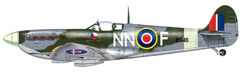 Model Kit letadlo 1307 - SPITFIRE Mk.VI (1:72)