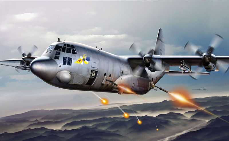 Model Kit letadlo 1310 - AC-130H "SPECTRE" (1:72)