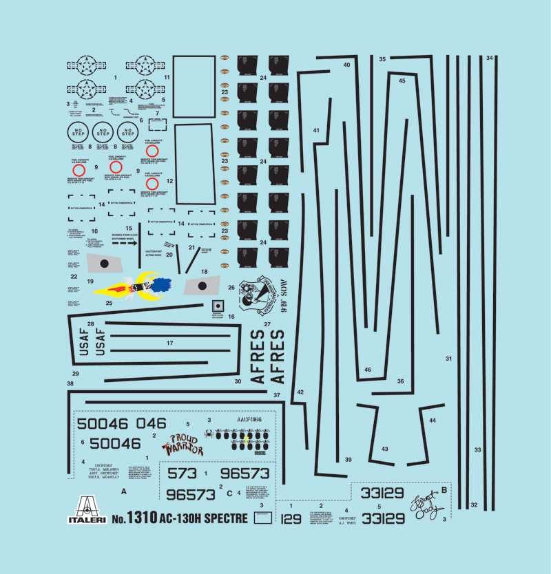 Model Kit letadlo 1310 - AC-130H "SPECTRE" (1:72)