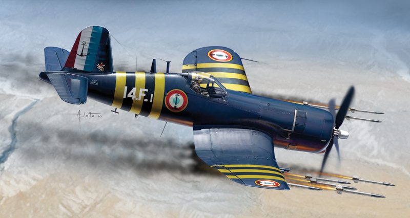 Model Kit letadlo 1313 - F4U-7 CORSAIR (1:72)