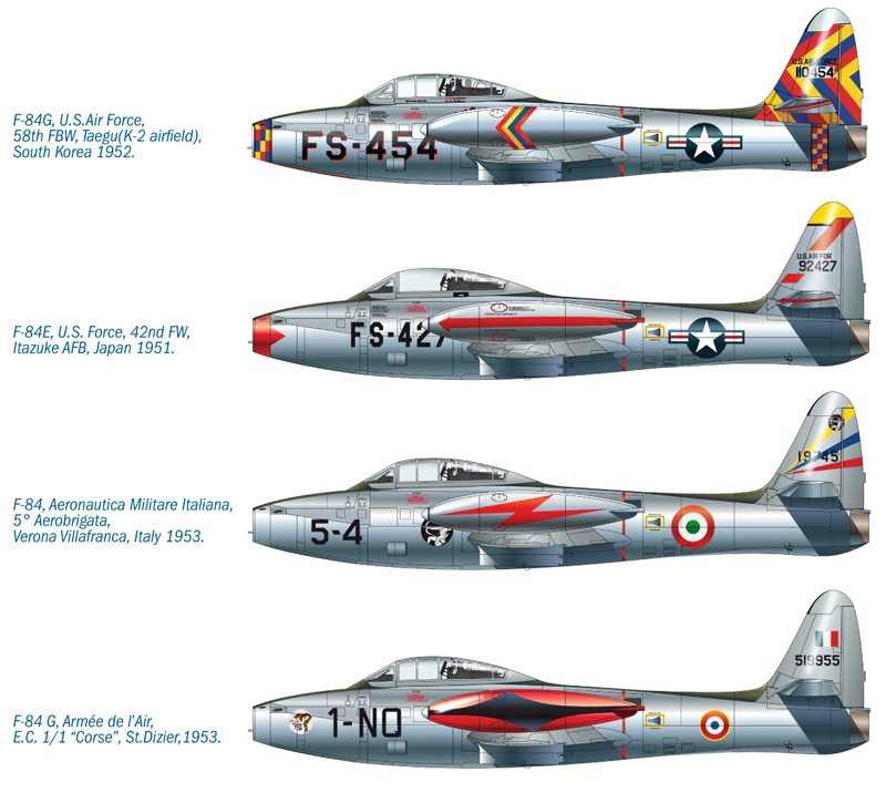 Model Kit letadlo 1321 - F/84G THUNDERJET(1:72)