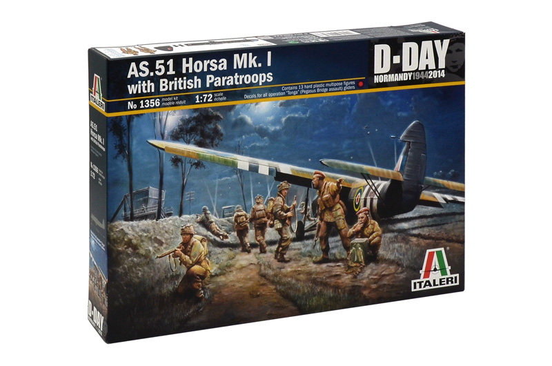Model Kit letadlo 1356 - AS.51 HORSA Mk.I/II & British Paratr. (1:72)