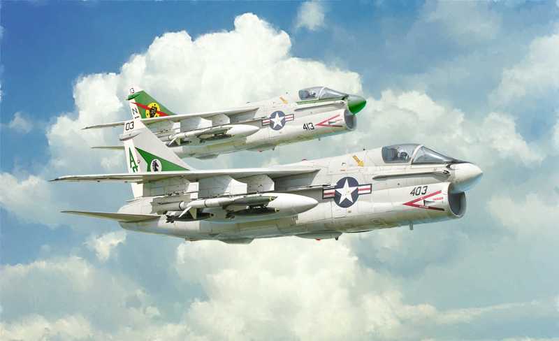 Model Kit letadlo 1411 - A-7E Corsair II (1:72)