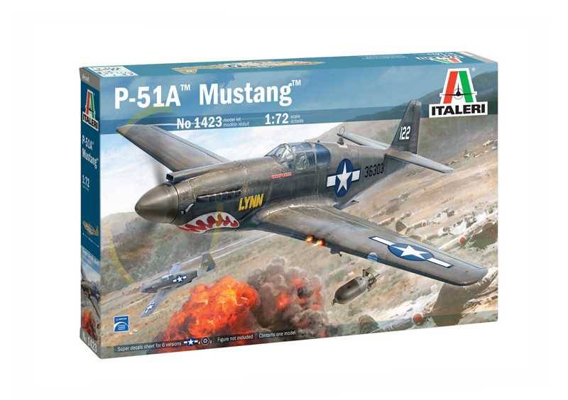 Model Kit lietadlo 1423 - P-51A Mustang (1:72) 33-1423
