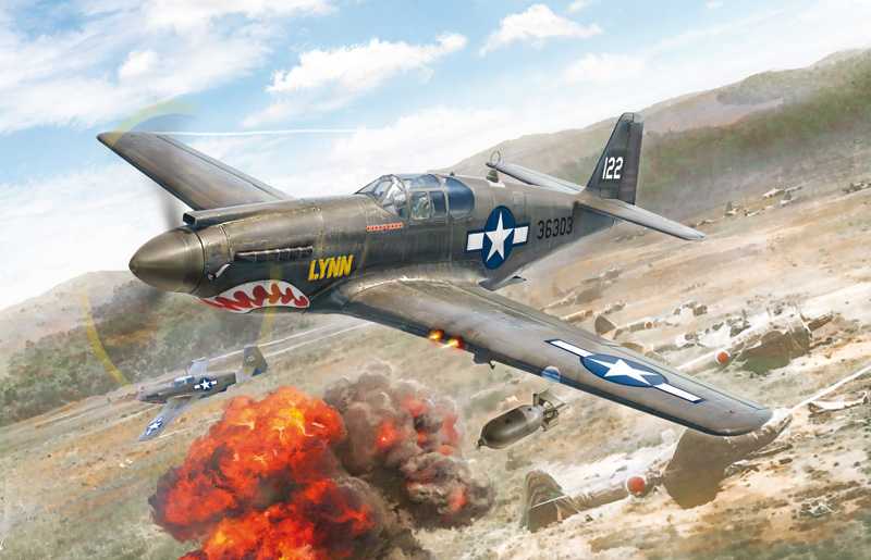 Model Kit letadlo 1423 - P-51A Mustang (1:72)