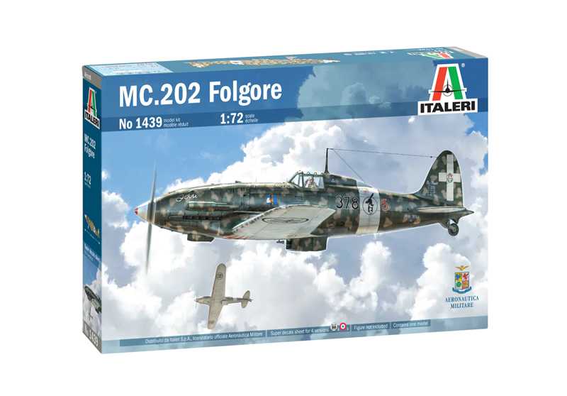 Model Kit lietadlo 1439 - MC 202 Folgore (1:72) 33-1439