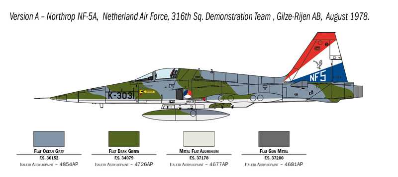 Model Kit letadlo 1441 - F-5A Freedom Fighter (1:72)