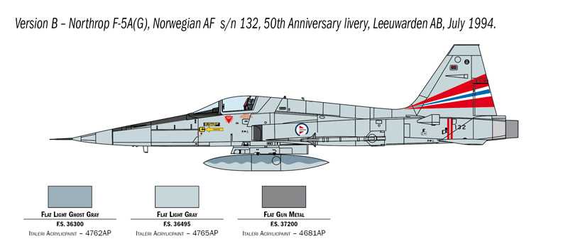 Model Kit letadlo 1441 - F-5A Freedom Fighter (1:72)