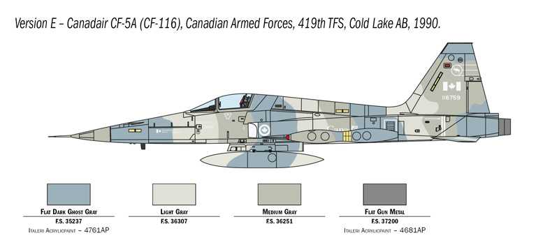 Model Kit letadlo 1441 - F-5A Freedom Fighter (1:72)