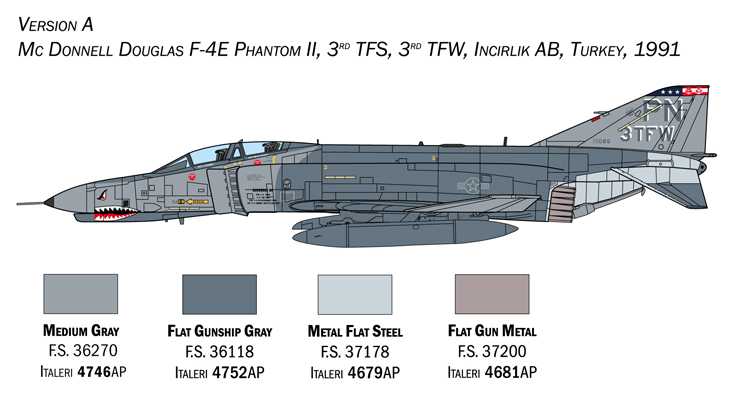 Model Kit letadlo 1448 - F-4E/F Phantom II (1:72)