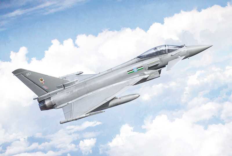 Model Kit letadlo 1457 - Eurofighter Typhoon EF-2000 "In R.A.F. Service" (1:72)