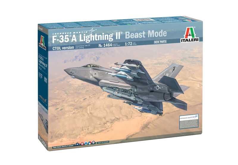 Model Kit lietadlo 1464 - F-35A Lightning II (Beast Mode) (1:72) 33-1464