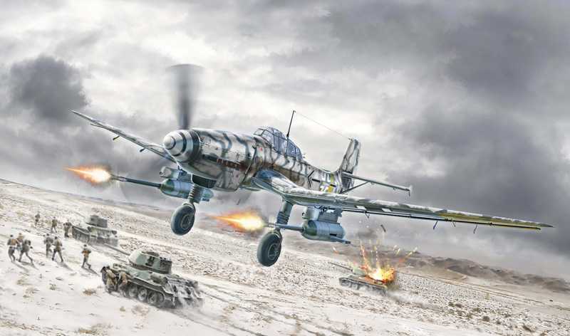 Model Kit letadlo 1466 - Ju-87 G-2 Kanonenvogel (1:72)