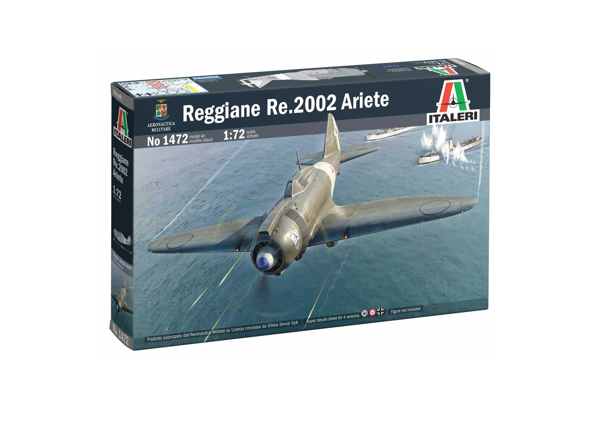Model Kit lietadlo 1472 - Reggiane Re.2002 Ariete (1:72) 33-1472