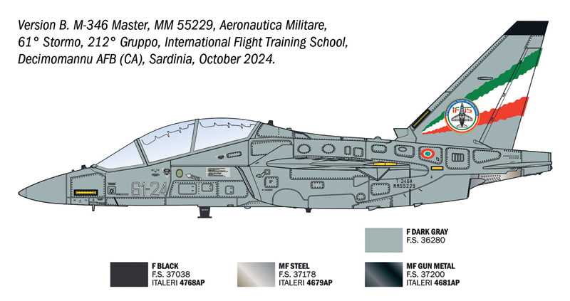 Model Kit letadlo 1480 - M-346 Master (1:72)