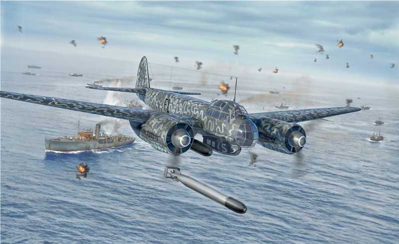 Model Kit letadlo 1489 - Junkers Ju 88 A-17 Torpedo Bomber (1:72)