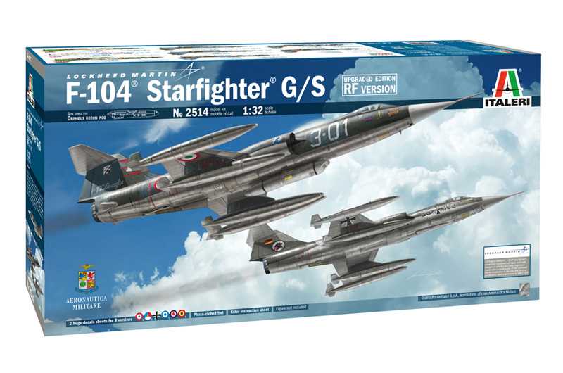 Model Kit letadlo 2514 - F-104 STARFIGHTER G/S - Upgraded Edition RF version (1:32)