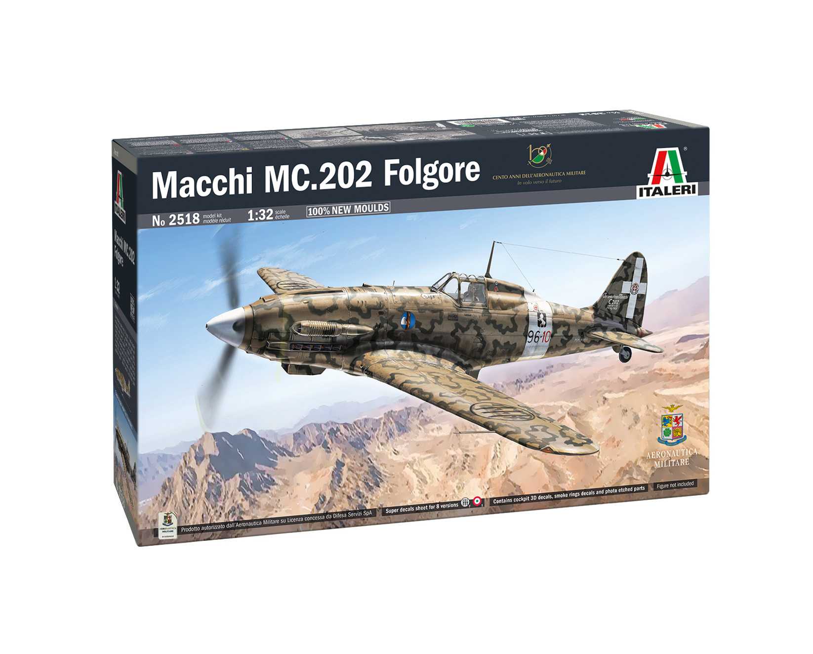 Model Kit lietadlo 2518 - MC.202 Folgore (1:32) 33-2518