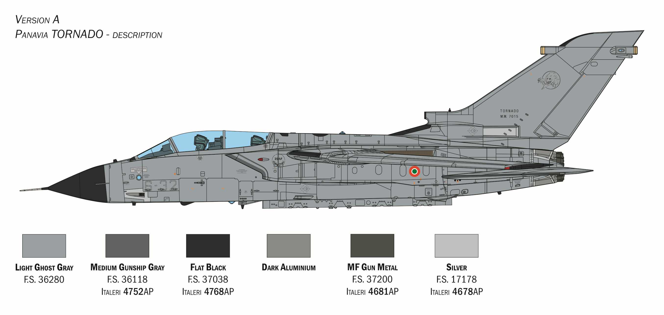 Model Kit letadlo 2520 - Tornado IDS - 40th Anniversary (1:32)