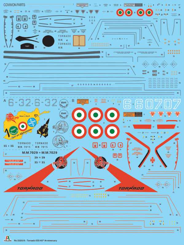 Model Kit letadlo 2520 - Tornado IDS - 40th Anniversary (1:32)