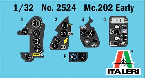 Model Kit letadlo 2524 - Macchi MC.202 Early Series (1:32)
